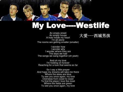 My Love----Westlife