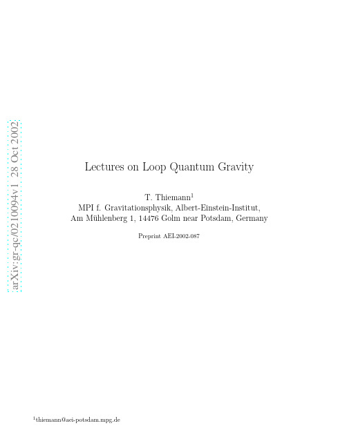 Lectures on Loop Quantum Gravity