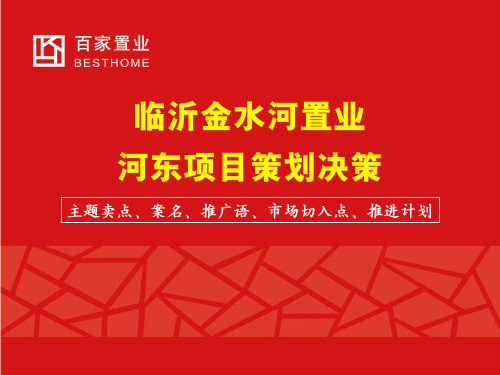 临沂金水河项目案名与推广001
