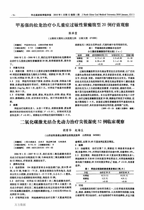 二氧化碳激光结合光动力治疗尖锐湿疣52例临床观察