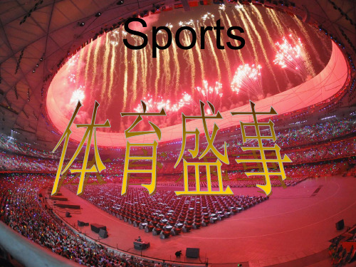 Sports 体育运动