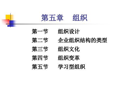 管理学第五章组织