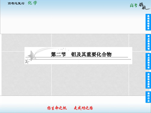 高考化学总复习 第二节 铝及其重要化合物课件 新人教