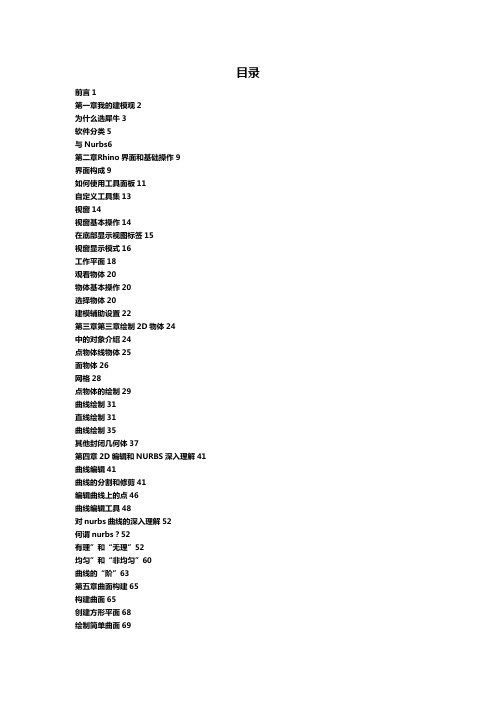 犀牛建模入门教程