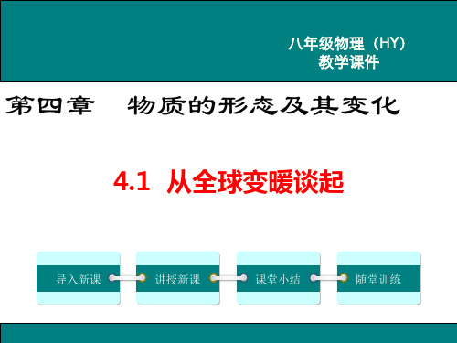 沪粤版八年级物理上册第四章  物质的形态及其变化 课件