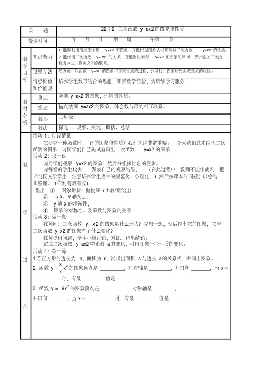 集体备课教案空表2(1)