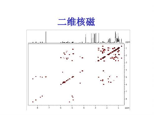 二维谱COSY解读