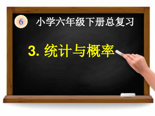 人教版小学六年级下册数学总复习统计与概率