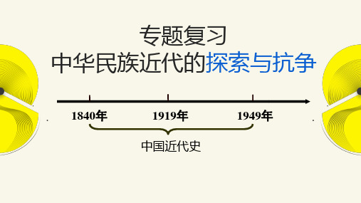 统编初中历史课件八年级上册中国近代的探索与抗争(专题复习)