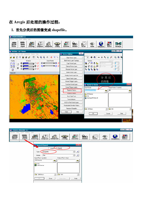 在Arcgis后处理的操作过程1