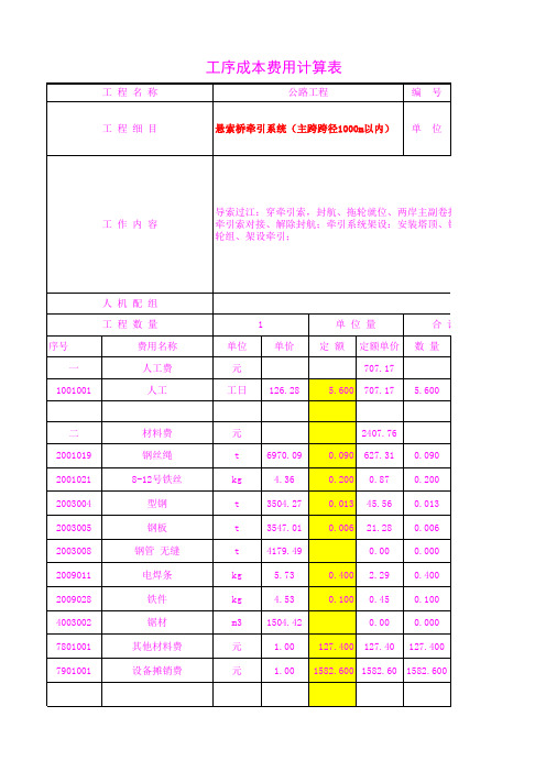 41006.02悬索桥牵引系统(主跨跨径1000m以内)