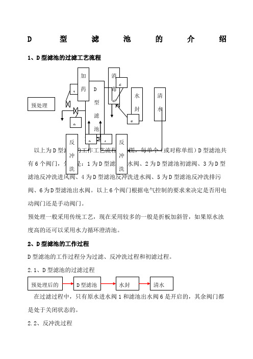 D型滤池的介绍 