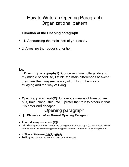 How to Develop Opening Paragraph08