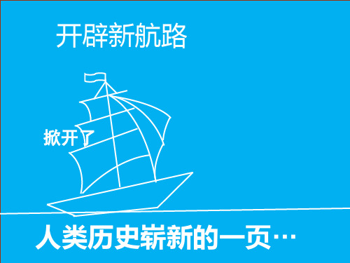 高中历史必修二《专题五走向世界的资本主义市场一开辟文明交往的航线》331人民版PPT课件