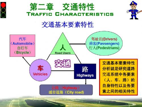 第二章 交通特性——车辆、道路