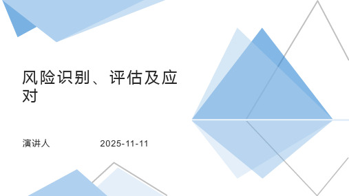 风险识别、评估及应对