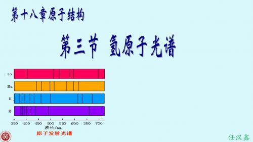 原创：18.3 氢原子光谱(讲授式)