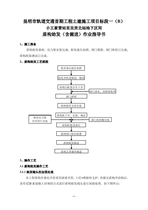 盾构始发作业指导书