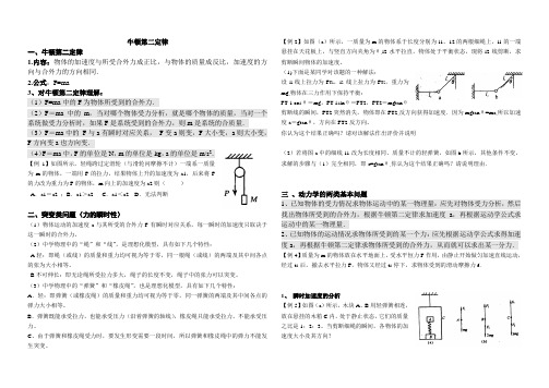 牛顿第二定律_例题详解