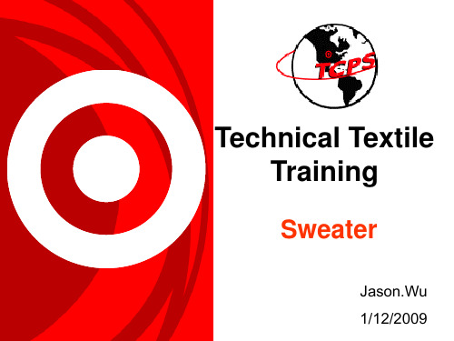 Technical Textile Training (Sweater)--毛衣的工艺