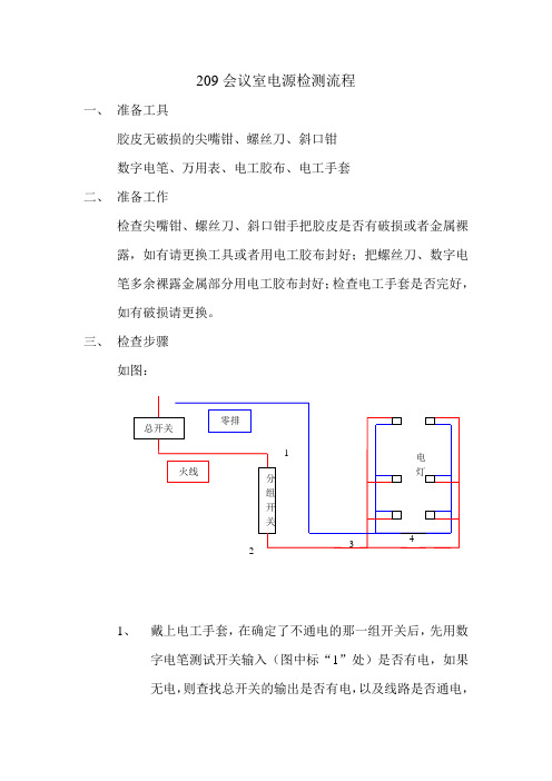 电源检测流程