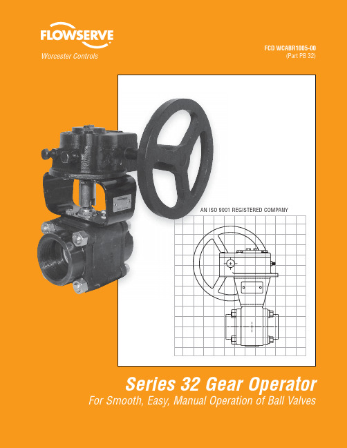 Worcester Controls Series 32 Gear Operator 说明书