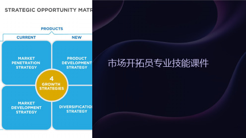 《市场开拓员专业技能课件》