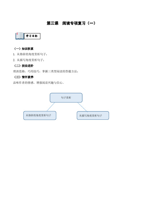 阅读之赏析句子专项