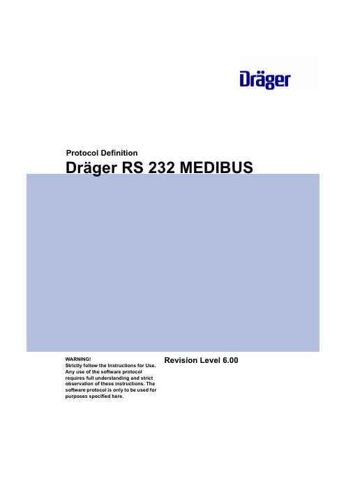 Medibus_IFU_Draeger_RS232_Medibus_Protocol_Definition_11th_edition_09_2010_9028258_D