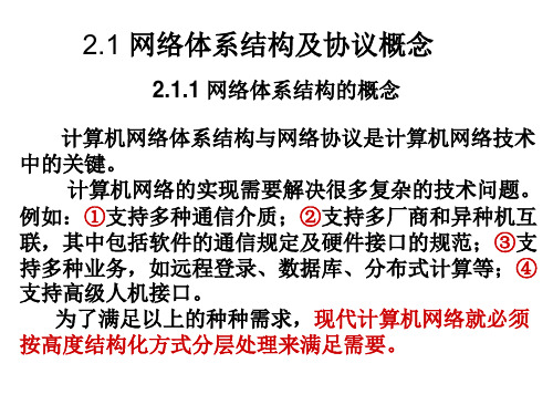 第三章 计算机网络体系结构