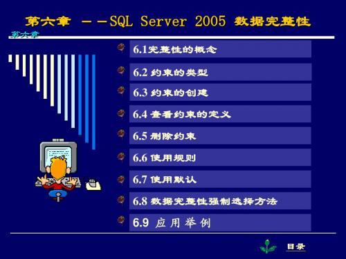 第六章 SQL Server 2000 数据完整性