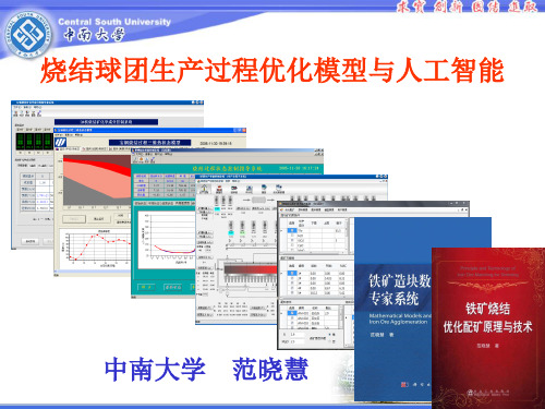 范晓慧-烧结球团生产过程优化模型与人工智能(2015)