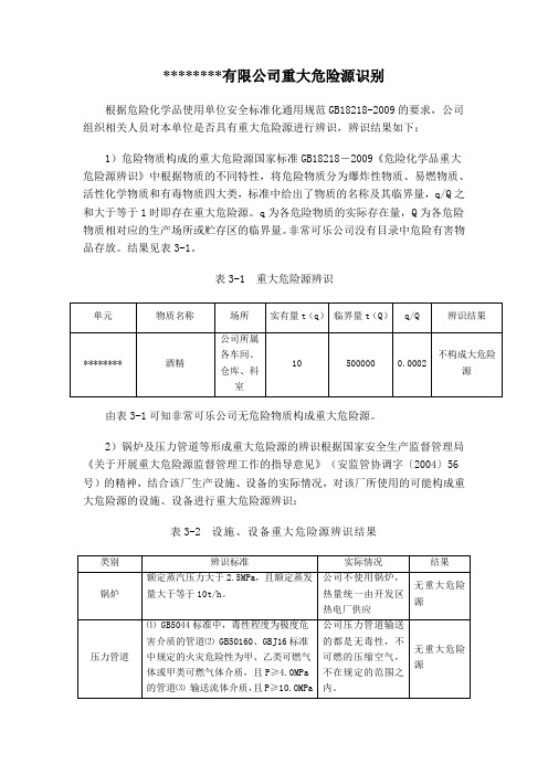 9.1-01 重大危险源评估(安全评价)