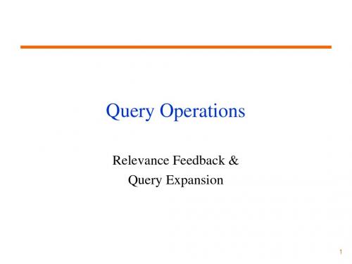 6  Query Operations