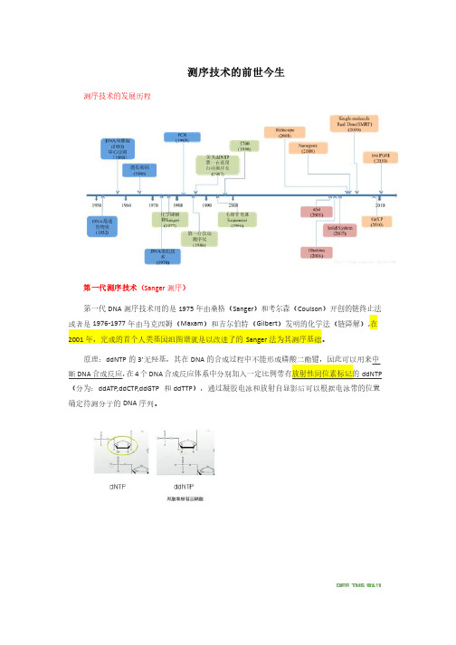 基因测序的前世今生（一代测序,二代测序,三代测序最详原理）