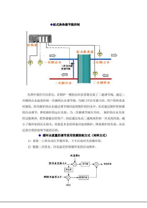 板式换热器节能控制和循环泵控制