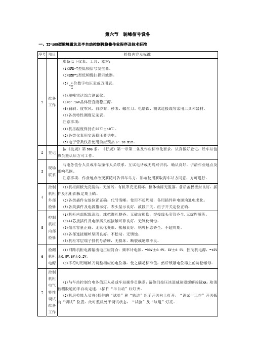 驼峰信号设备