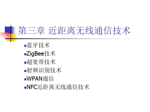 第3章 近距离无线通信技术