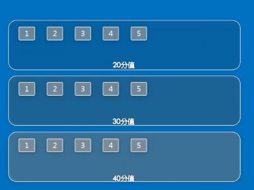 知识竞赛选答题