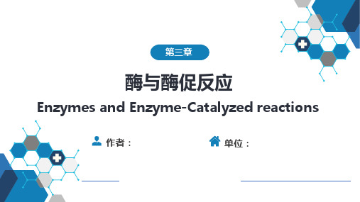 生物化学与分子生物学-第三章  酶与酶促反应