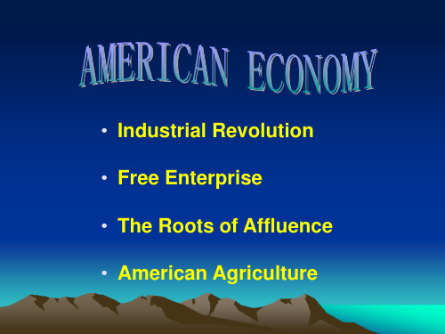 9.American Economy美国经济