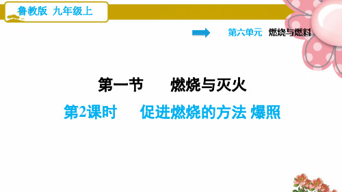 鲁教版九年级化学上册《促进燃烧的方法爆炸》ppt课件