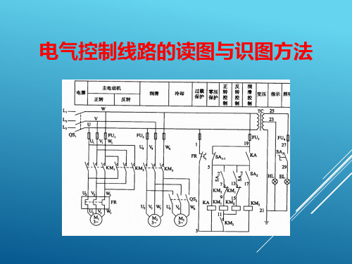 电气控制线路的读图与识图方法