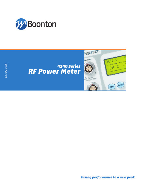 Boonton 4240系列RF功率计说明书