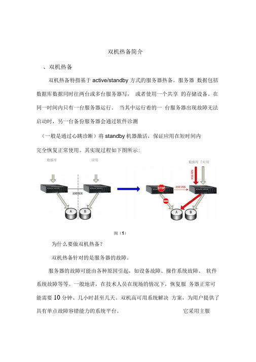 双机热备简介