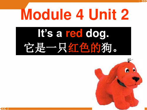 外研版英语一年级上册Module 4《Unit 2 It’s a red dog》ppt课件2