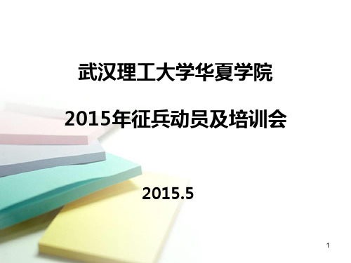 年征兵动员及培训会PPT课件