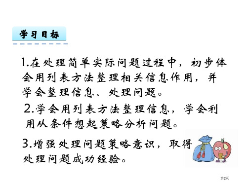 三年级上册解决问题的策略从条件想起一市公开课一等奖省优质课获奖课件