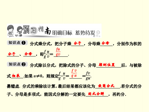 初二上数学课件(湘教版)-第1章 分式的乘除法