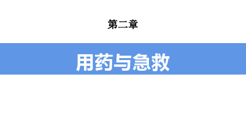 最新人教版初中生物八年级下册《用药与急救》优质教学课件